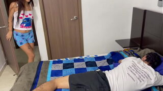 shaven pussy hot european slut takes a massive latino dick